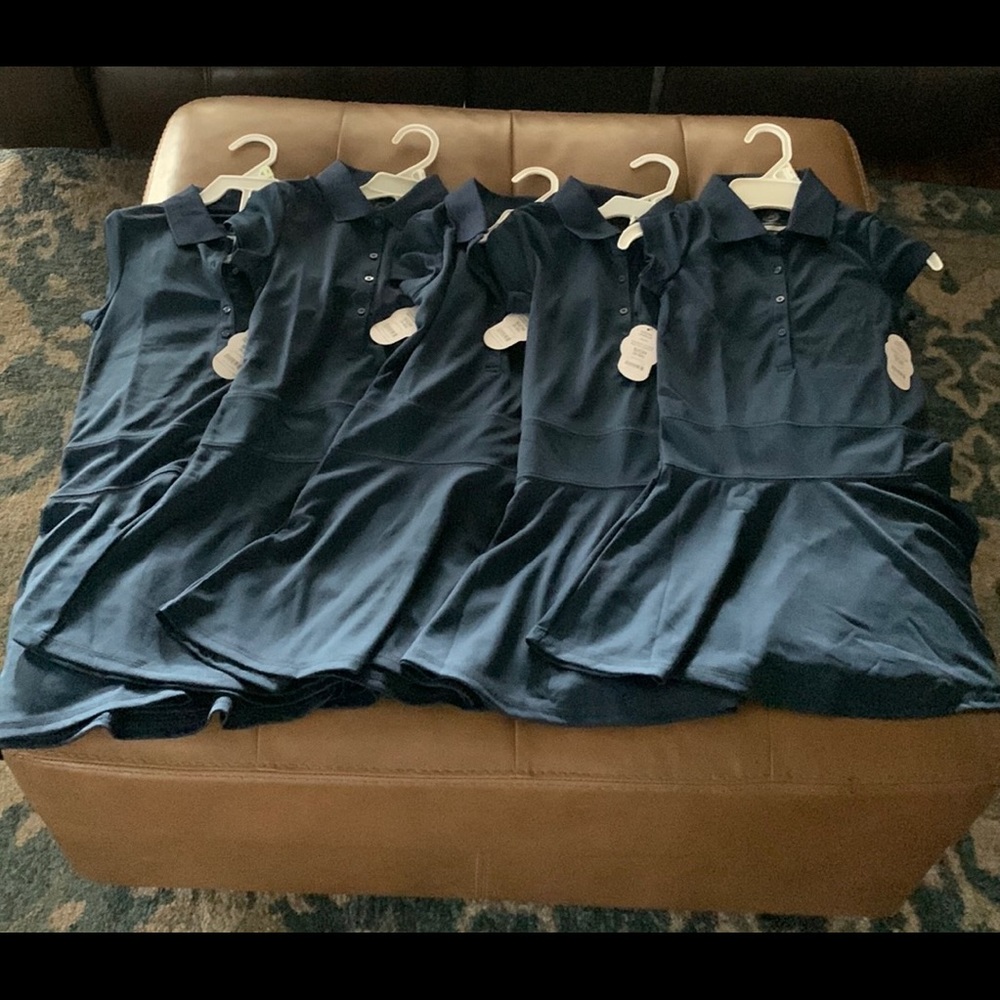 UNIFORM Wondernation Girls 5 Dress bundle, size 7-8. New with tags